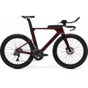Велосипед  для тріатлона MERIDA TIME WARP TRI LIMITED M burgundy red Фото №1